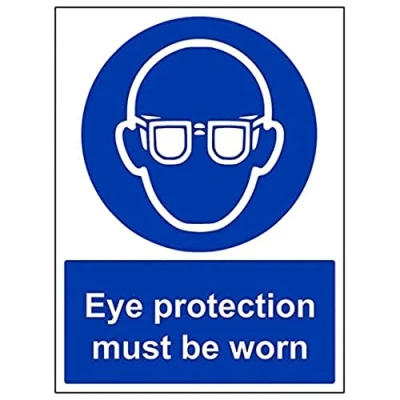Image of V Safety Eco Friendly Mandatory PPE Eye Protection Must Be Worn 200 X 300mm