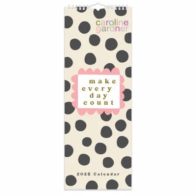 Image of 2026 Caroline Gardner Lots of Love Slim Wall Calendar