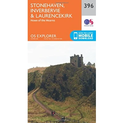 Image of Explorer 396 Stonehaven, Inverbervie &amp; Laurencekirk Map With Digital Version