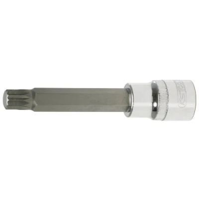 Image of KS Tools 918.1699 1/2&quot; CHROMEplus Bit socket spline (XZN), long, M9