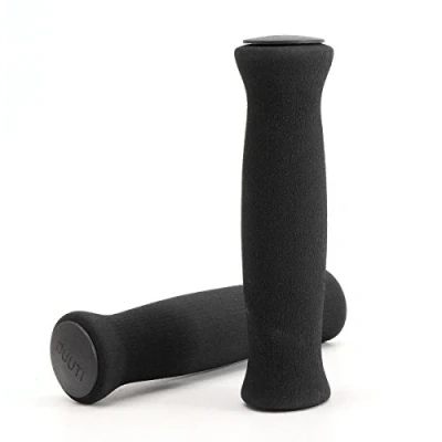 Image of Alamor 7/8inch 22mm Motorcycle Foam Handlebar Grip Cover For Hon da/Kawa saki/Su zuki/Yama ha Black