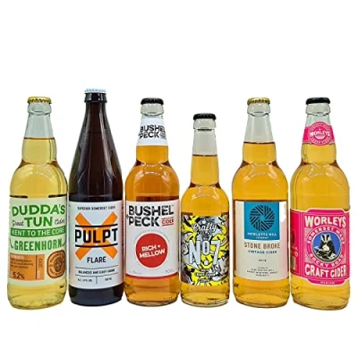 Image of Crafty Nectar Craft Cider Gift Set Fruit All Natural Ciders No Additives Gifts for Men and Women 6x500ml