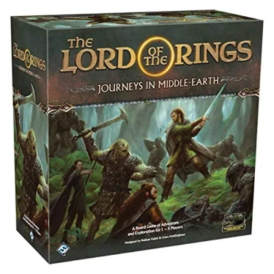 Image of Fantasy Flight Games Lord of the Rings: Journeys in Middle Earth Board Game Ages 14+ 1 5 Players 60 120 Minute Playing Time