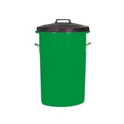 Image of Heavy Duty Coloured Dustbin 85 Litre Green 311965
