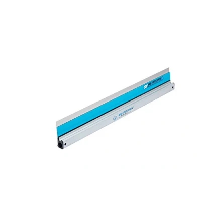 Image of OX Speedskim Plaster Skimming Finishing Rule SF 900mm I Stainless Steel Flex Blade &amp; Extruded Aluminium Handle