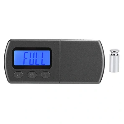 Image of PUSOKEI Vinyl Record Player Needle Pressure Gauge, Compact Digital Turntable Stylus Force Scale Gauge with Calibration Weight LCD Display