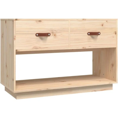 Image of vidaXL TV Cabinet 90x40x60 cm Solid Wood Pine