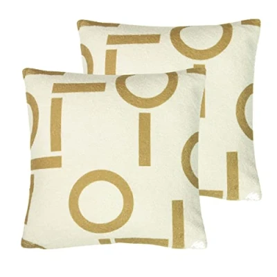 Image of furn. Shearling Circa Feather Filled Cushions Twin Pack