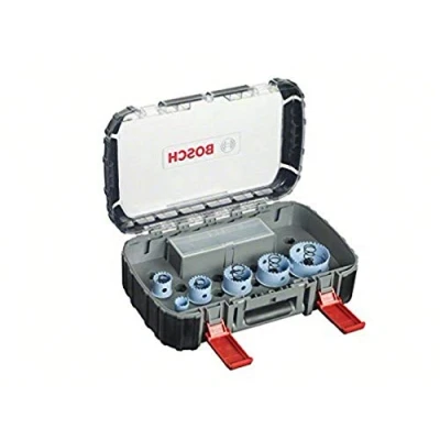 Image of Bosch Professional 9 pcs. Hole Saw Special for Sheet Metal Set (for electricians, Ø 20 64 mm, Accessory Drill)