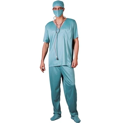 Image of Wicked Costumes Mens E.R Surgeon Fancy Dress Costume X Large