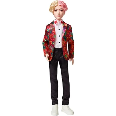 Image of BTS 11 in V Fashion Doll, Based on Bangtan Boys Global Boy Band, Highly Articulated Figure, Toy for and Girls Age 6 Up, GKC89