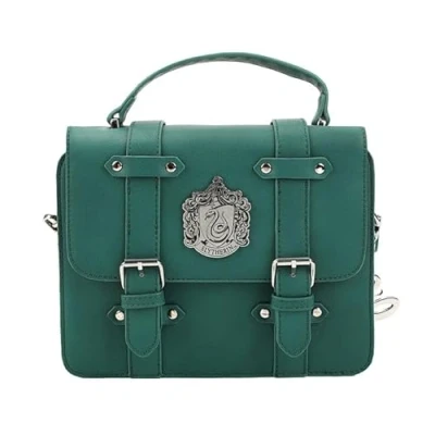 Image of Harry Potter Slytherin Satchel Handbag with Charms