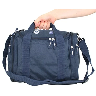 Image of ELITE BAGS Small Blue Nurse Bag With Multiple Pockets Unkitted 37 x 25 20 cm