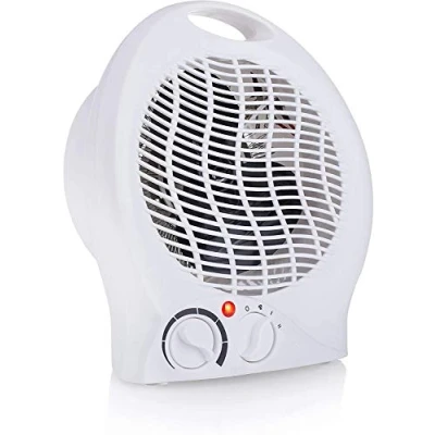 Image of Aspect Fan Heater for Home, Low Energy Space 2000W with 2 Heat Settings, Upright and Flatbed Efficient Electric Heater, Variable (ROUND HEATER)