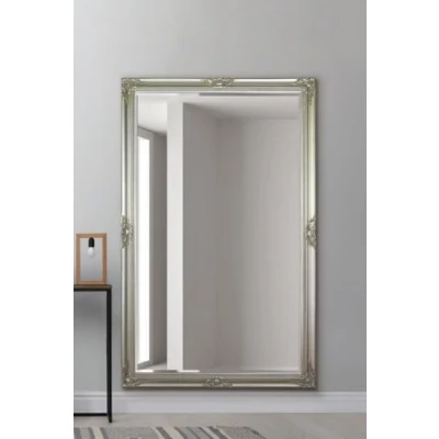 Image of MirrorOutlet X Large Silver Antique Bevelled Dressing Wall Mirror 5Ft6 3Ft6 (164cm 102cm), 168x107