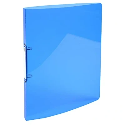 Image of Exacompta Ref. 54677E Iderama flexible PP binder 2 round rings, diameter 15 mm Spine 20 External dimensions: 32 x 25 cm A4 file format Colour: light blue