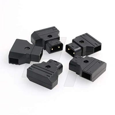 Image of HangTon PowerTap D tap P Male Female Connector Power Plug for Photography Cable Assembly V Lock Gold Mount Battery (5pcs, Male)