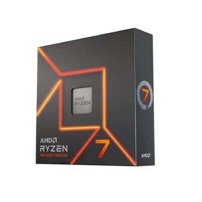 Image of AMD Ryzensets 7 7700X Processor (integrated Radeon Graphics, 8 cores/16 threads, 105W DTP, AM5 Socket, 40MB cache, up to 5.4 GHz max boost, no cooler)