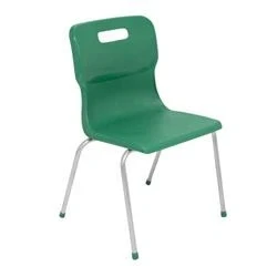 Image of Titan 4 Leg Chair Size 5 430mm Seat Height Green T15 GN