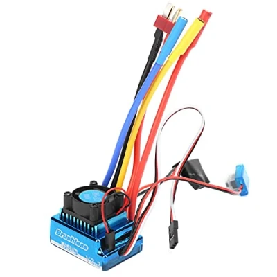 Image of RC Motor ESC Set,RC Programmer Card Kit 80A Brushless for 1/10 1/12 Remote Control Car Crawler Boat Parts