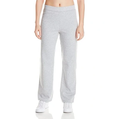 Image of Hanes Womens EcoSmart Fleece Petite Sweatpants, Open Bottom Sizes, 28.5, Violet Splendor Heather, S
