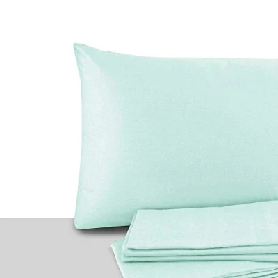 Image of Giovanni Dolcinotti Set of 2 Pillow Cases Double and Single Bed 40 x 70 cm 100% Cotton Made in Italy Water Colour