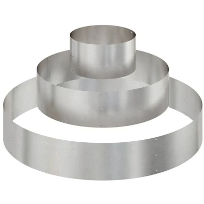 Image of vidaXL Stainless Steel Planter Ø 120 cm Durable Stylish