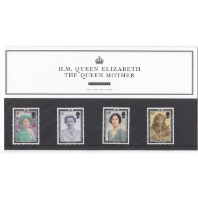 Image of H.M. Queen Elizabeth The Mother In Memoriam No:M08 Presentatoin Pack