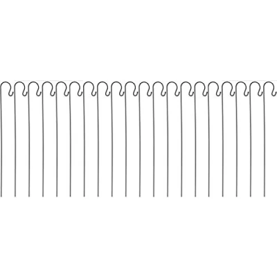 Image of Selections 20 x Shepherd&#039;s Crook Hook Stand for Bird Feeders &amp; Candle Lanterns (1m)