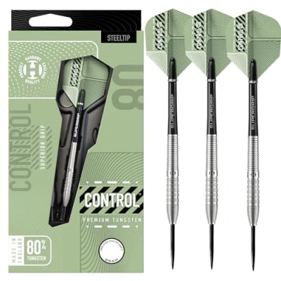 Image of Harrows Control Tapered 80% Tungsten Steel Tip Darts Set (23, Grams)