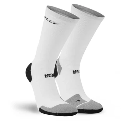 Image of Hilly, Marathon Fresh, Anti Odour Crew Min Cushioning, White/Grey, XL