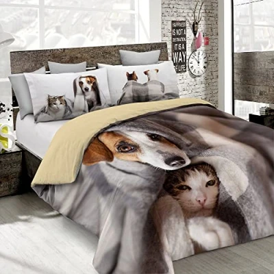 Image of Italian Bed Linen MB HOME ITALY, Goodnight Duvet Cover Set, Peggy, Double