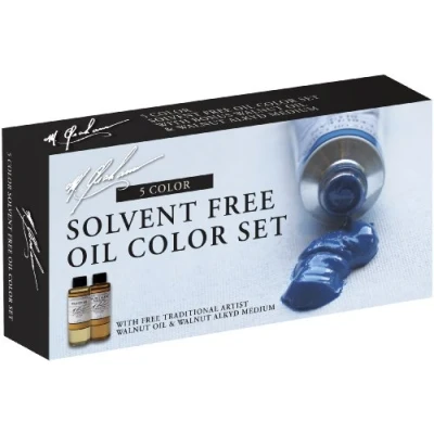 Image of M. Graham Tube Oil Bsc 5 Clr Set Walnut Alkyd
