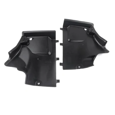Image of LBBJHVA [Replacement] 1 Pair 8K0825201E 8K0825202E Front Underbody Shiel Panel Cover Trim Black ABS Automotive Supplies For A4 S4 A5 S5