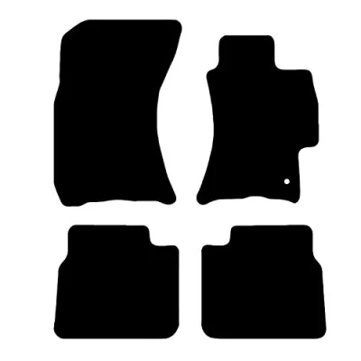 Image of Carsio Carpet Car Mats For Subaru Legacy 2004 2009 4 Piece Set Tailored Fit Floor Mat Complete Accessory Black Custom Fitted All Weather, Anti Slip Backing &amp; Trim