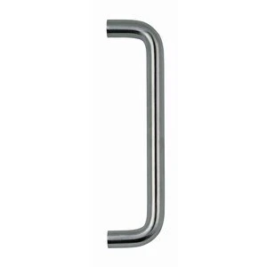 Image of Jedo D Shaped Bolt Through Pull Handle 425 X 22mm Satin Stainless Steel