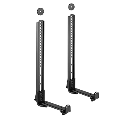 Image of Maclean MC 914 Universal Soundbar Mount Speaker Holder Mounting Under TV up to 15kg VESA Space Saving