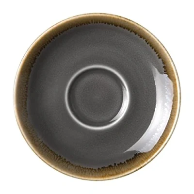 Image of Olympia Kiln Espresso Saucer Smoke Innovative Design with New Useful Features