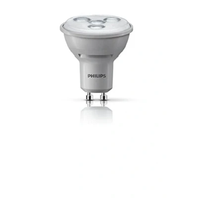 Image of Philips GU10 LED Spotlight Dimmable Light Bulb, 4.5 W Warm White