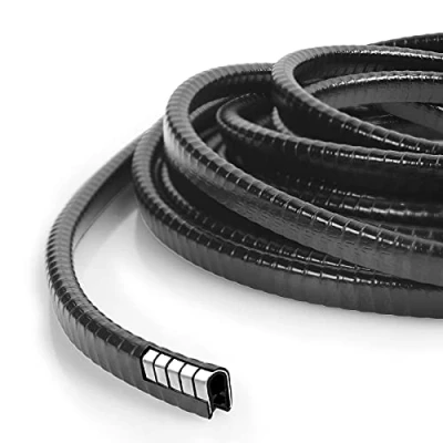 Image of URAQT Car Door Edge Guard Protector Strips, 18Ft (5.5M) Universal Anti Collision Strip, Black U Shape Rubber Seal, No Glue Protective Trim for Cars, Trucks, SUVs, Boats