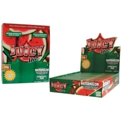 Image of JUICY JAYS King Size Slim Watermelon Paper 24 Booklets