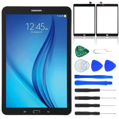 Image of NB+ Screen Replacement For Samsung Galaxy Tab A 9.7&quot; SM T550 T555 Touch Digitizer Glass Pre Installed Adhesive Black(Not LCD display)