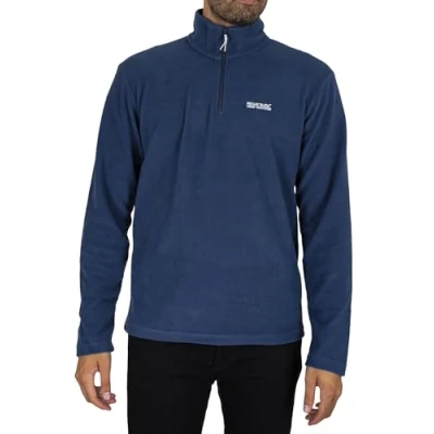 Image of Regatta Mens Thompson Lightweight Half Zip Fleece Admiral Blue Size XXXL
