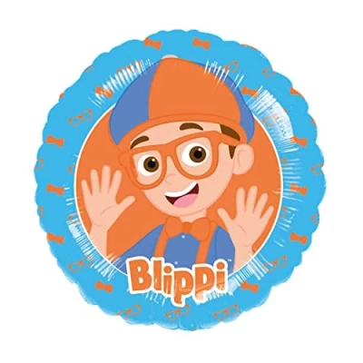 Image of Amscan 9913624 Mr Blippi Std Foil Balloon