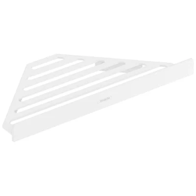 Image of hansgrohe AddStoris Corner basket, matt white, 41741700