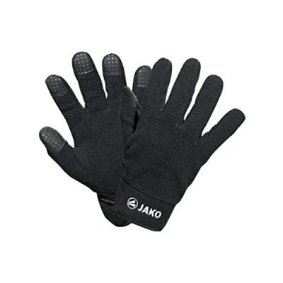 Image of JAKO Unisex&#039;s Fleece Outfielder Gloves, Black, 8