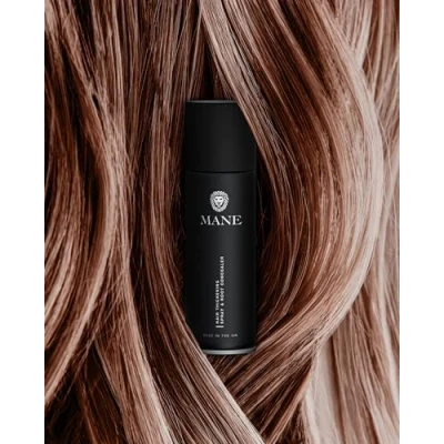 Image of Dark Brown hair Thickening Spray by Mane UK for loss and to conceal roots