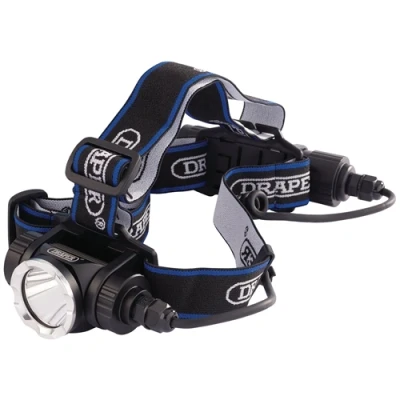 Image of Draper Rechargeable LED Head Torch, 10W