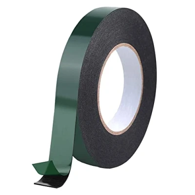 Image of SCF2017 25mm x 10m Green Film Foam Double sided Tape,PE Sponge Strip Self Adhesive Mounting Tape