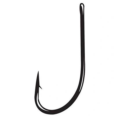 Image of Gamakatsu SI45 Bone Fish Hook, Size 8, NS Black